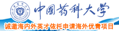 日本大鸡巴插逼操逼视频中国药科大学诚邀海内外英才依托申请海外优青项目